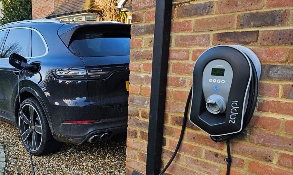 Zappi EV charger installed at a home in St Albans